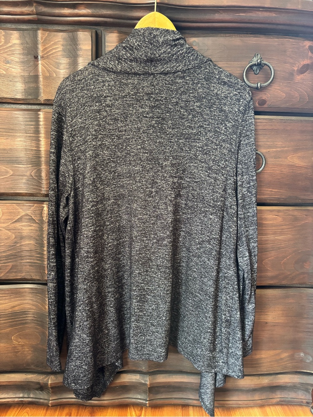 Philosophy Women’s Gray Waterfall Style Cardigan Size XL - Picture 6 of 8